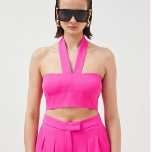 NWT Karen Millen Limited Edition Pink Bralet